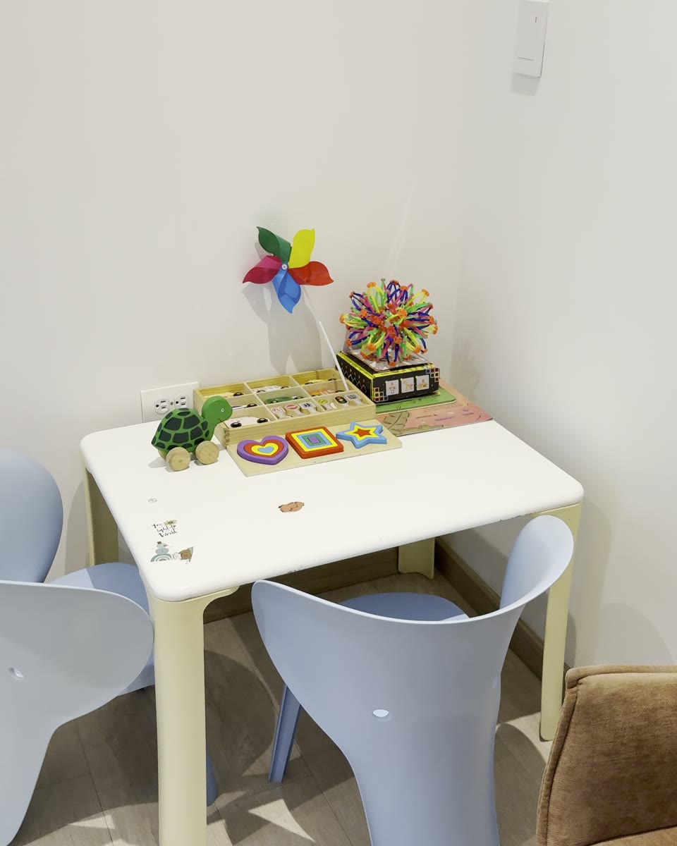 Rincón infantil en la sala de espera